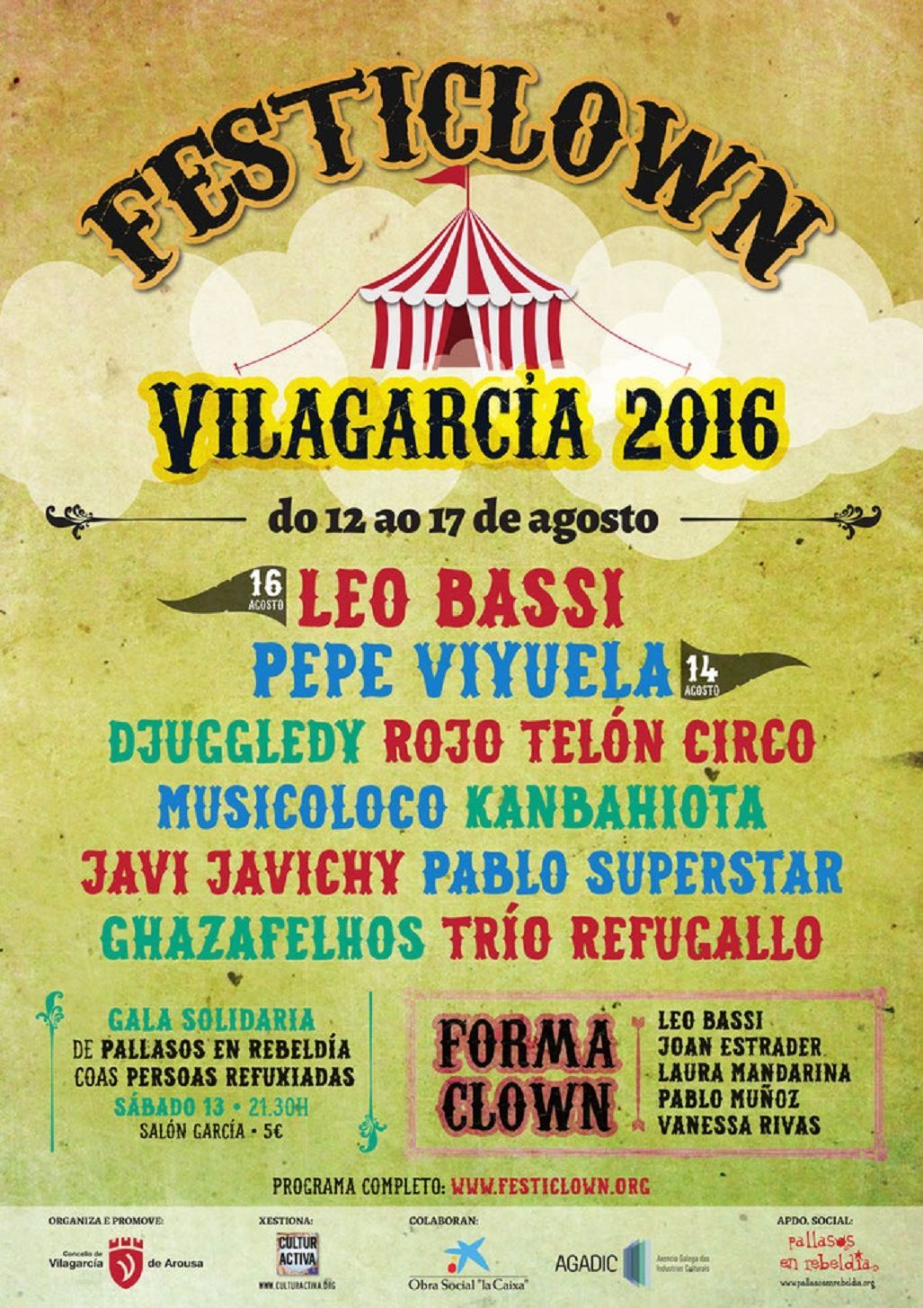 MI EXPERIENCIA EN EL FESTICLOWN 2016 EN VILLAGARCÍA DE AROUSA