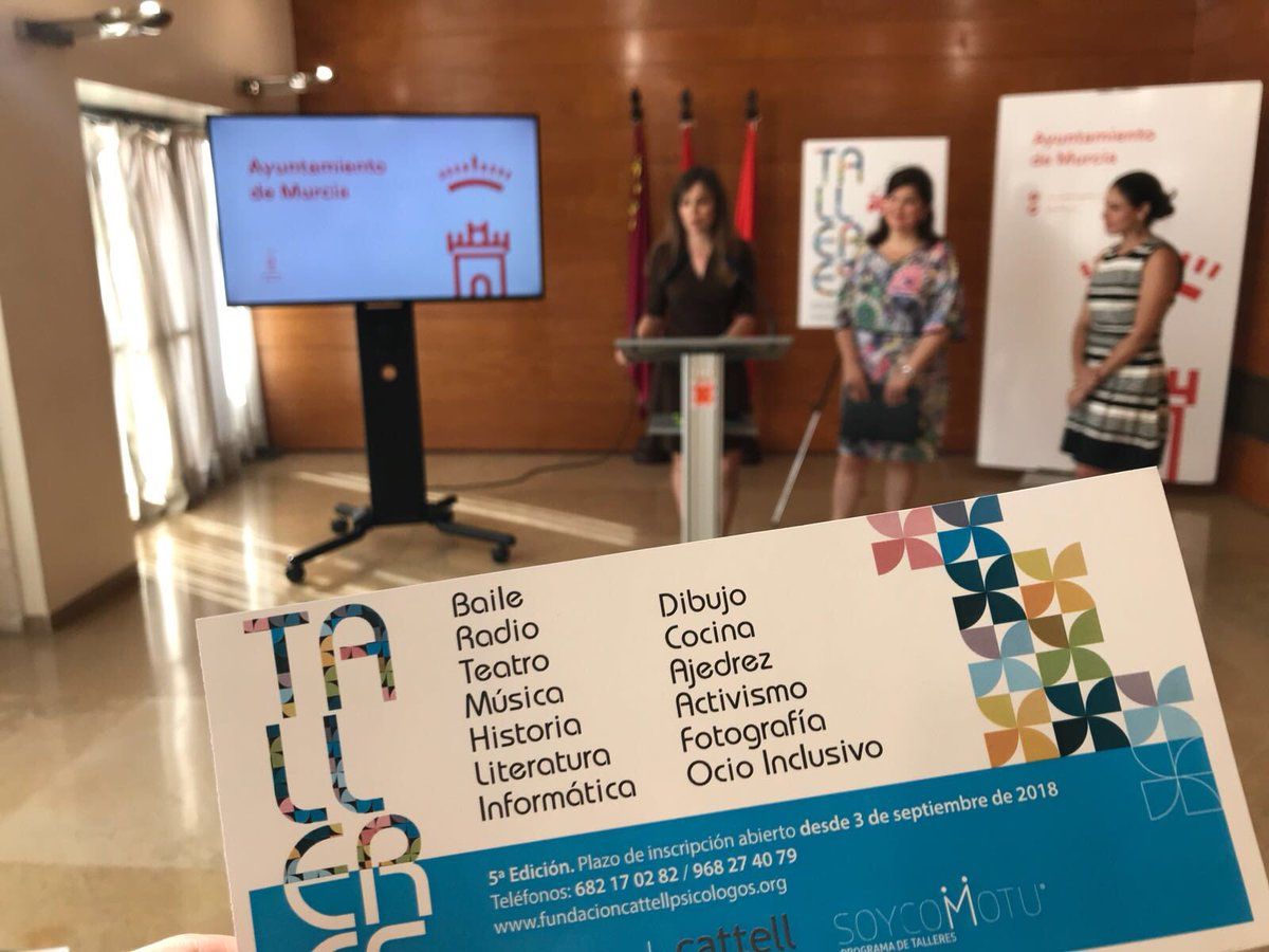 EL AYUNTAMIENTO DE MURCIA APOYA EL PROGRAMA DE TALLERES SOYCOMOTU®