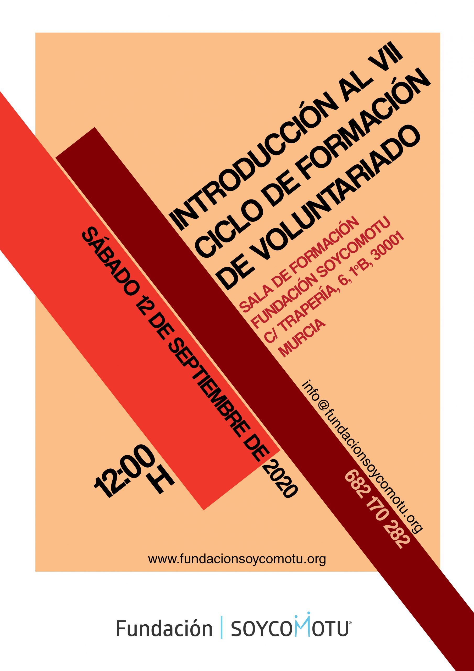 NUEVO CICLO DE CURSOS DE FORMACIÓN DEL VOLUNTARIADO