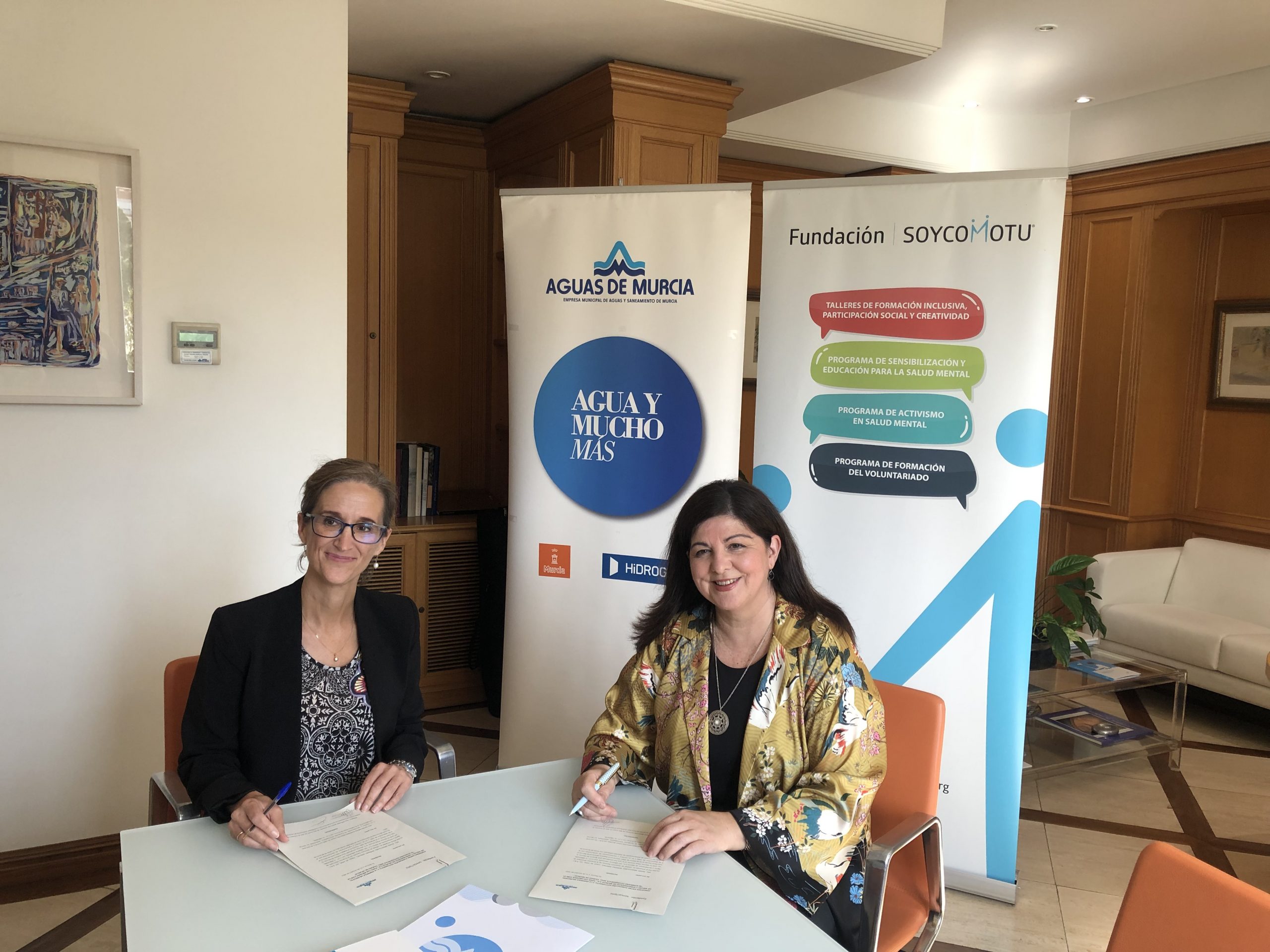 FIRMA DE CONVENIO CON EMUASA PARA COLABORAR CON LA III GYMKANA FOTOGRÁFICA 2022. CIUDAD DE MURCIA