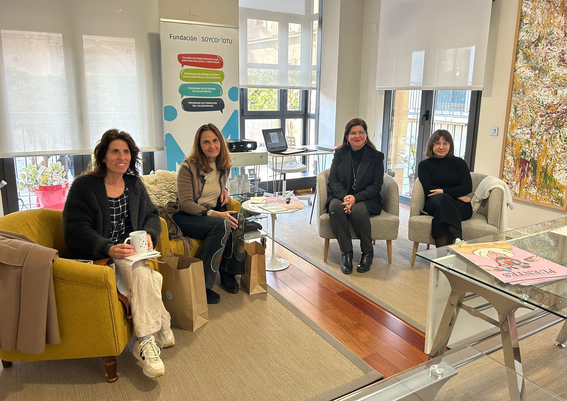 RECIBIMOS LA VISITA DE LA DIRECCIÓN GENERAL DE SALUD MENTAL DE LA REGIÓN DE MURCIA