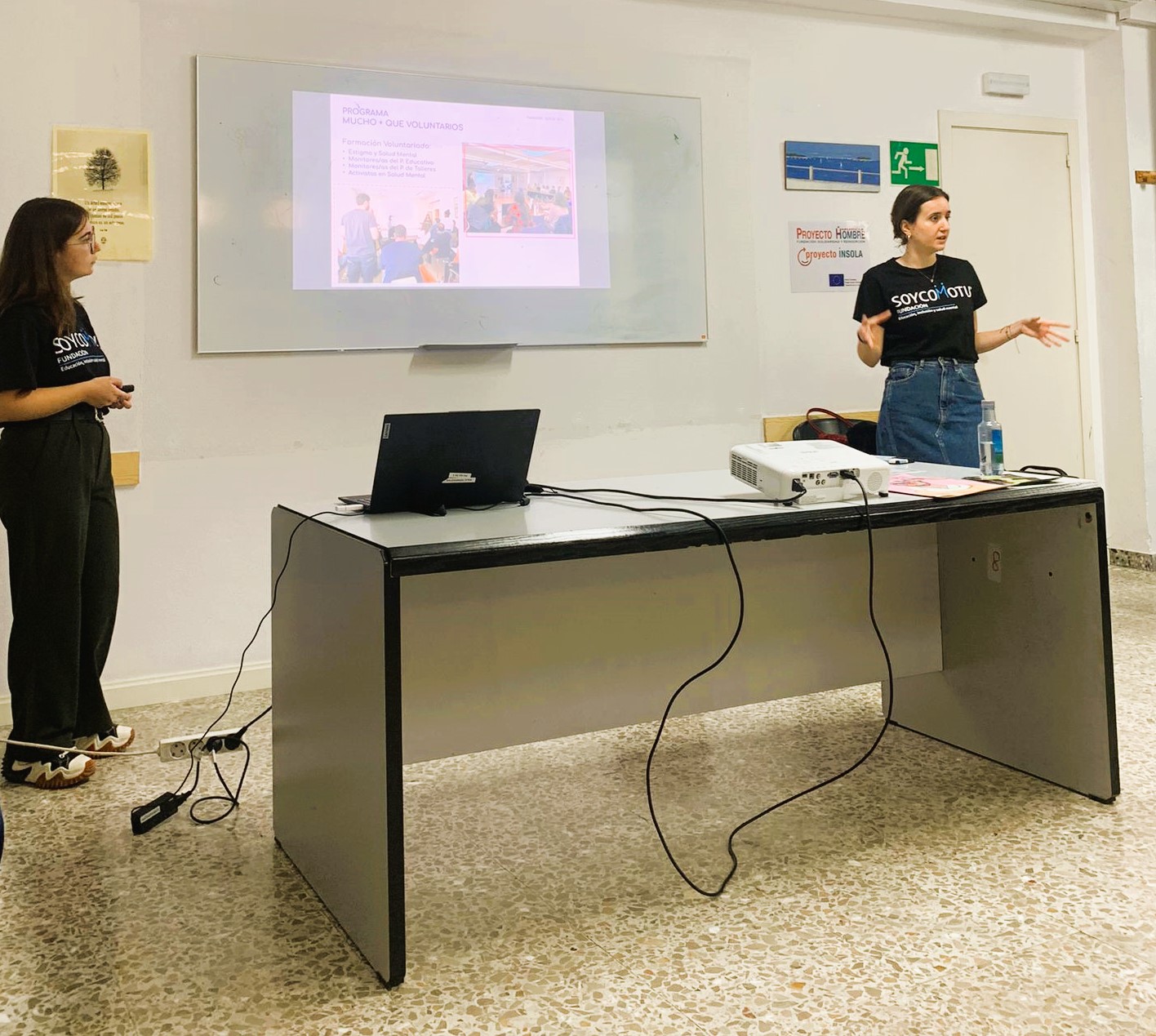 IMPARTIMOS UNA CHARLA INFORMATIVA EN PROYECTO HOMBRE