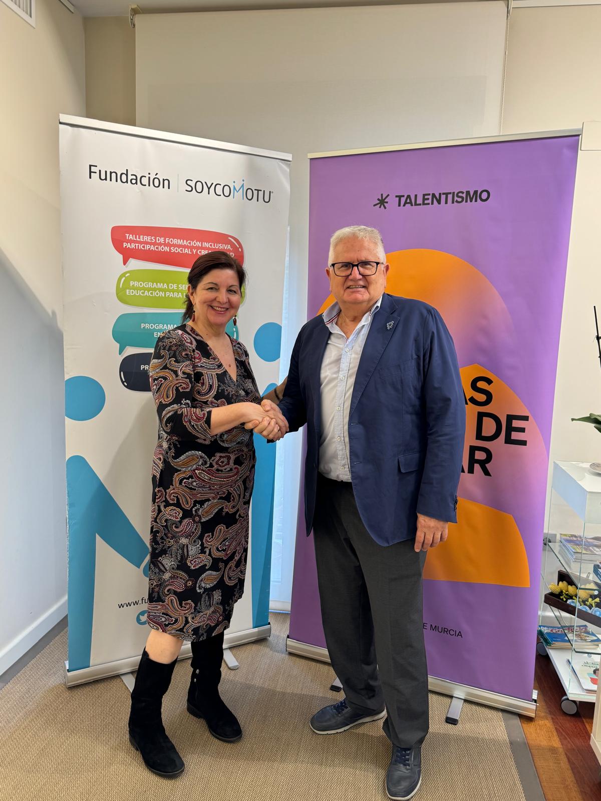 FIRMAMOS UN NUEVO CONVENIO DE COLABORACIÓN CON TALENTISMO AUTISMO REGIÓN DE MURCIA